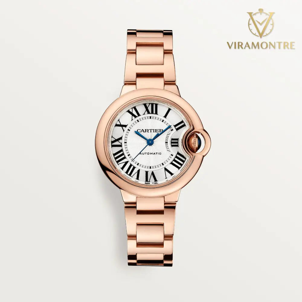 BALLON BLEU ROSE 33mm