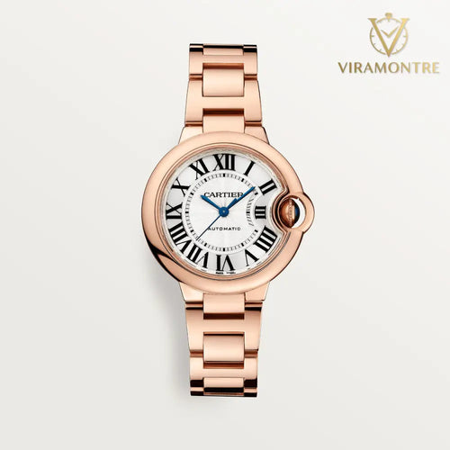 BALLON BLEU ROSE 33mm