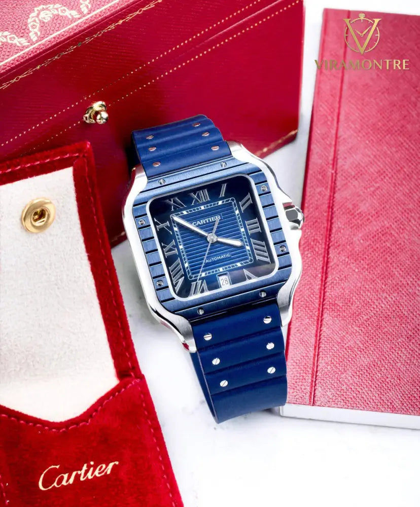 CARTIER SANTOS BLEU