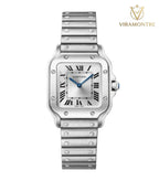 Cartier Santos Galbée Quartz - White Dial