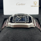 Cartier Santos Large Cadran Bleu