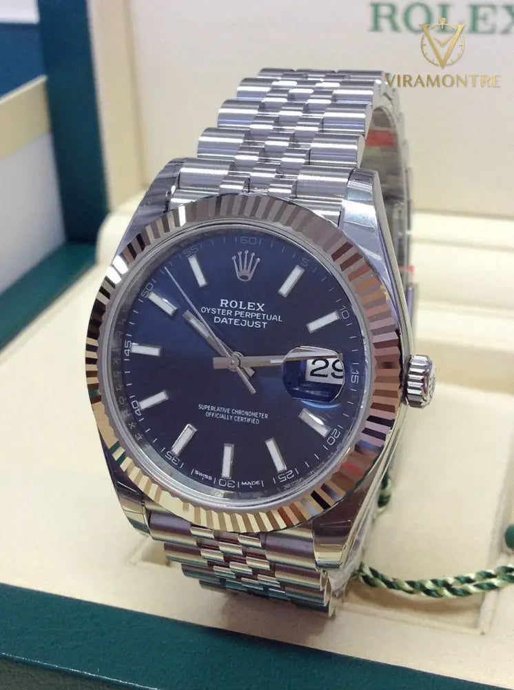 Datejust 41 Bleu jubilé Pour Homme