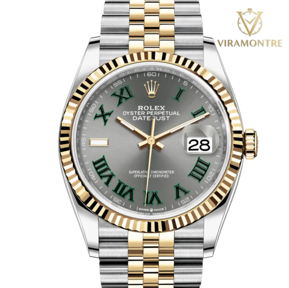 DATEJUST JAUNE/GRIS