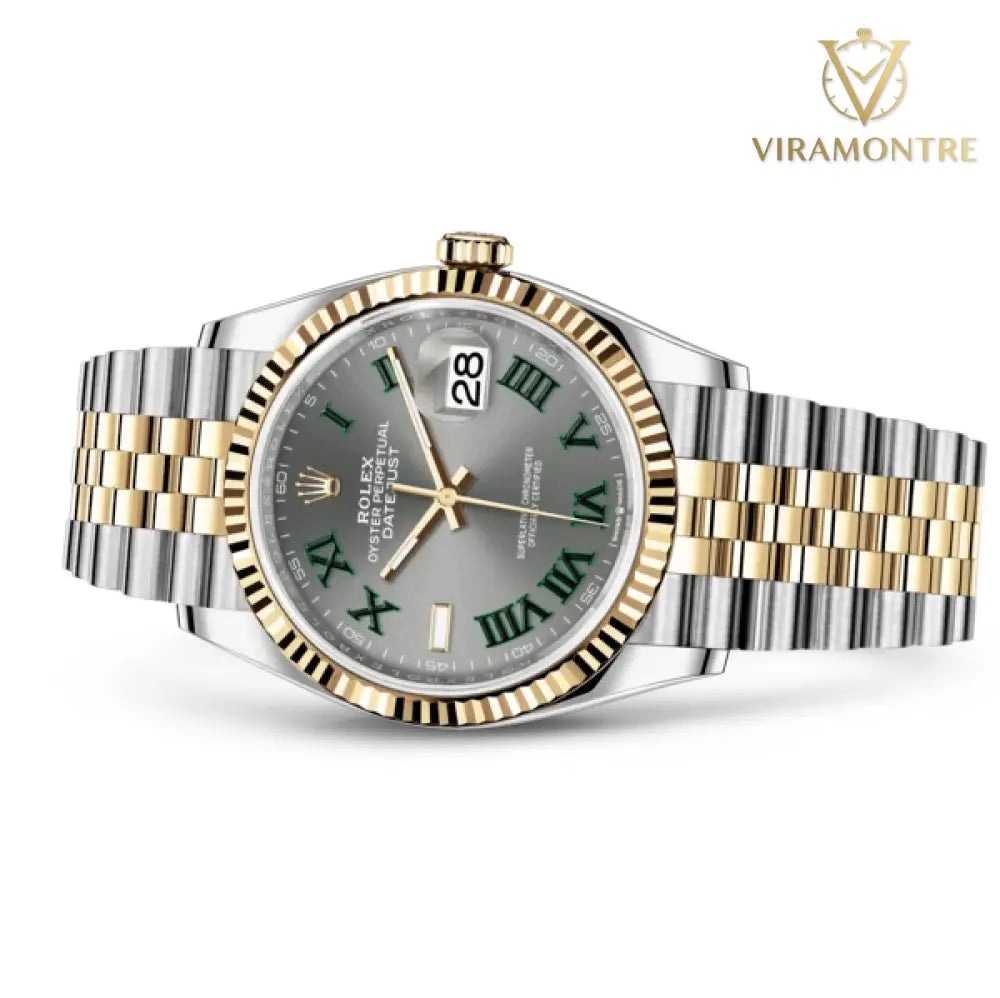 DATEJUST JAUNE/GRIS