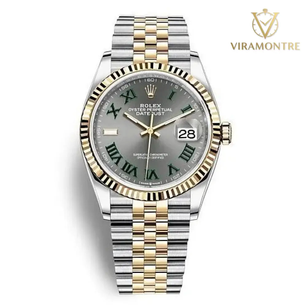 DATEJUST JAUNE/GRIS