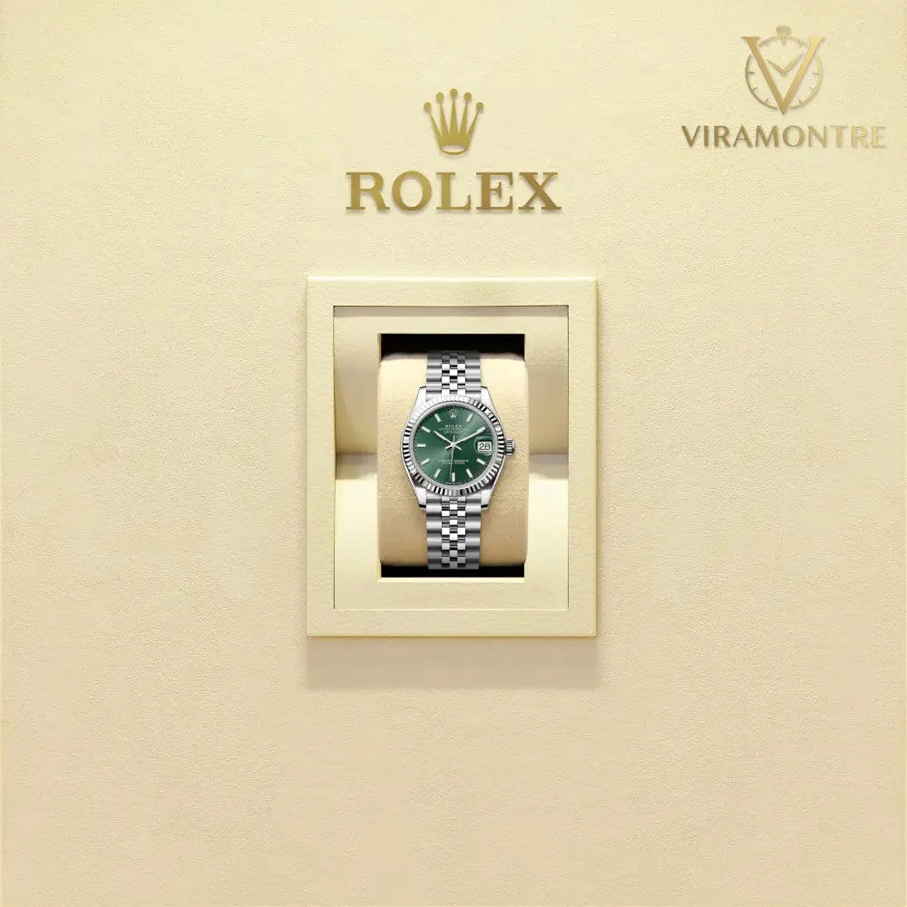 Datejust Vert acier Oystersteel et gris Femme