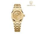 Montre Audemars Piguet Royal Oak Mini 67630BA.GG.1312BA.01 en or jaune givré 23 mm pour femme