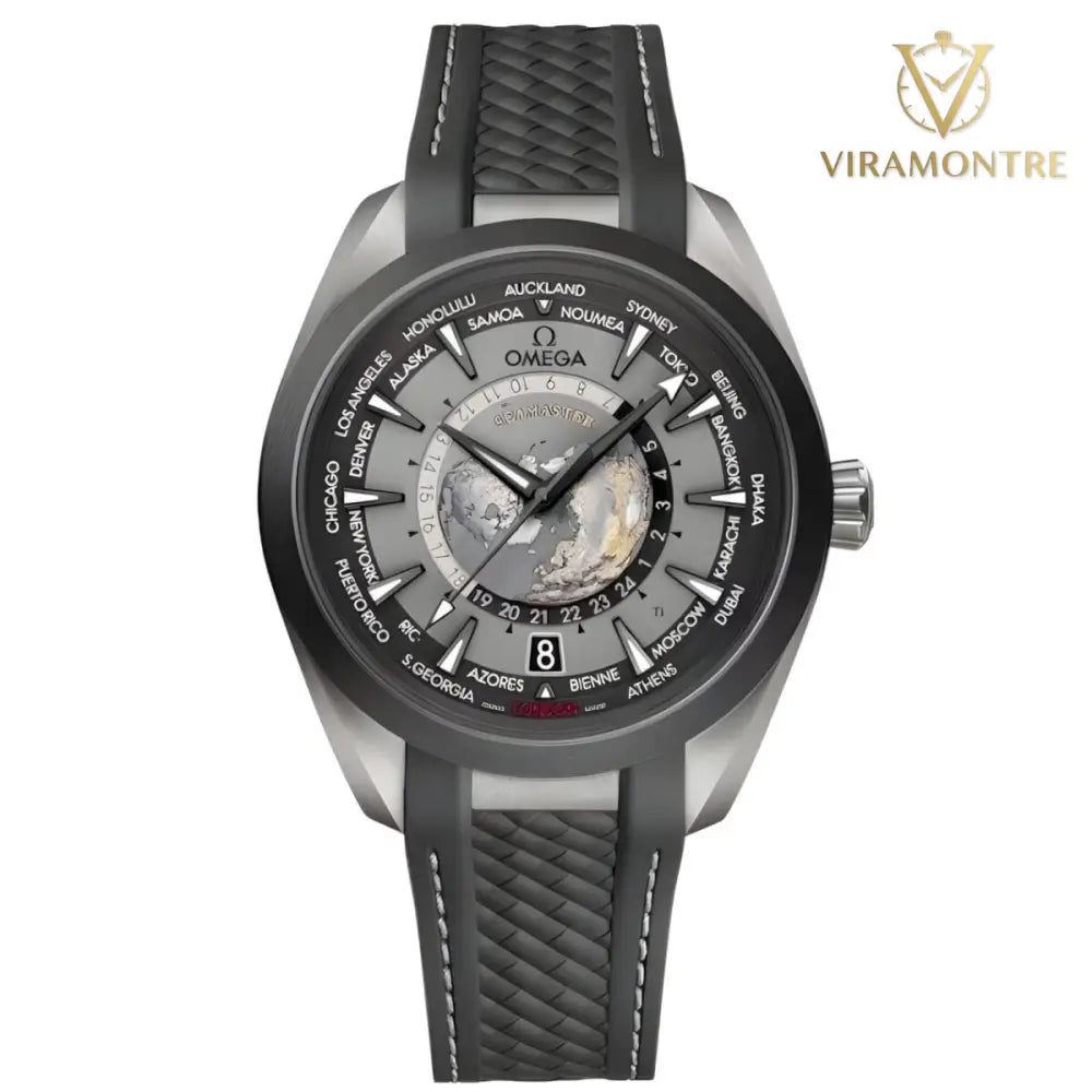 MONTRE HOMME OMEGA SEAMASTER EN CAOUTCHOUC GRIS