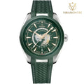 MONTRE OMEGA SEAMASTER POUR HOMME EN CAOUTCHOUC VERT