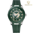 MONTRE OMEGA SEAMASTER POUR HOMME EN CAOUTCHOUC VERT