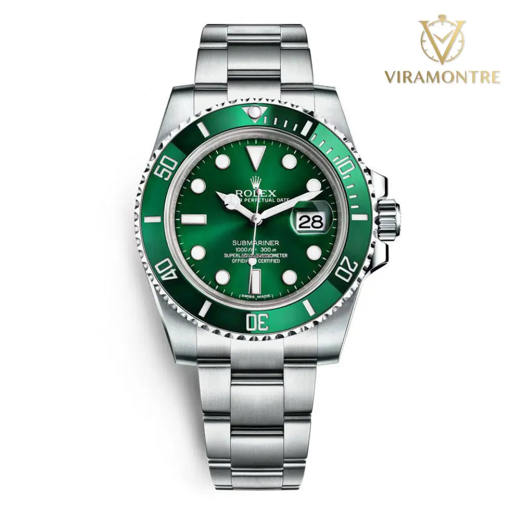 Montre RLX Submariner Vert ’Hulk’ 116610LV Pour Homme