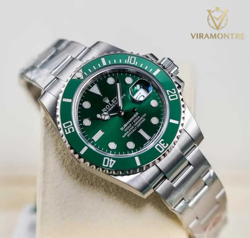 Montre RLX Submariner Vert ’Hulk’ 116610LV Pour Homme