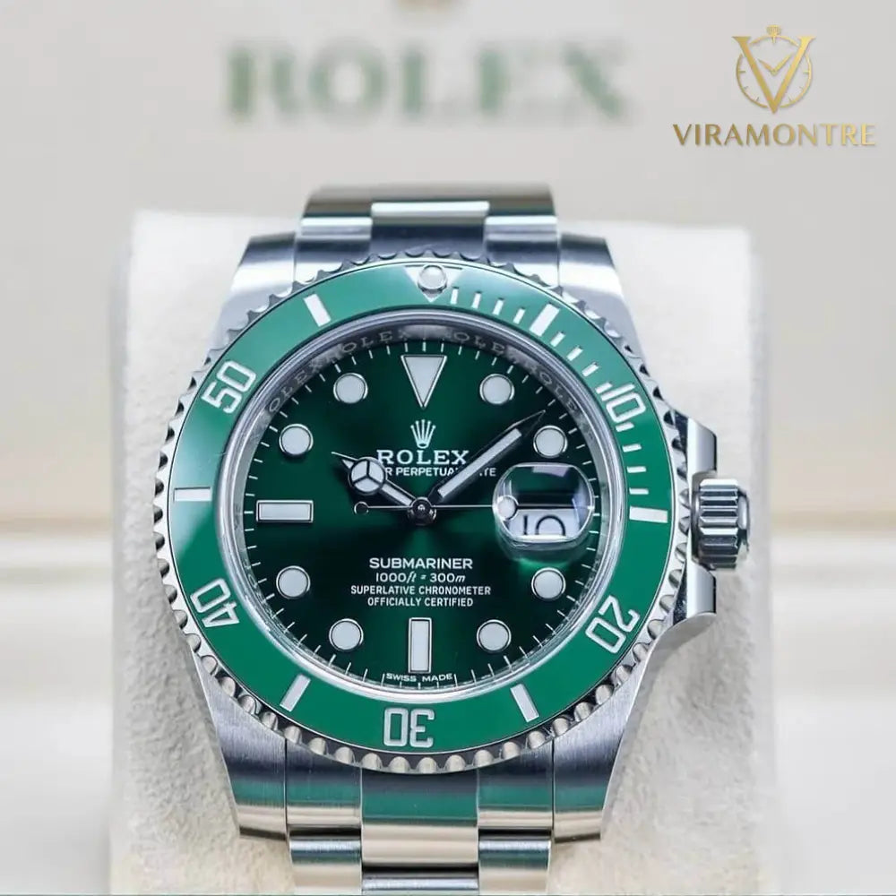 Montre RLX Submariner Vert ’Hulk’ 116610LV Pour Homme