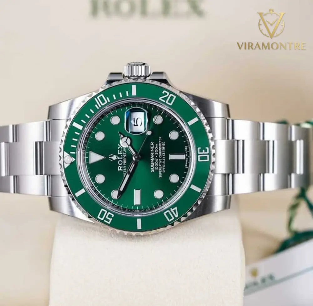 Montre RLX Submariner Vert ’Hulk’ 116610LV Pour Homme