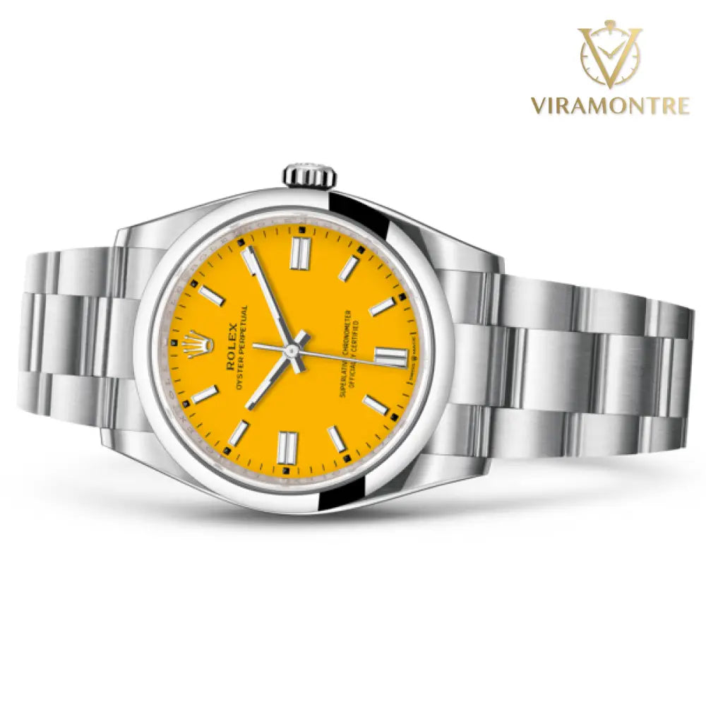 oyster perpetual jaune 36mm