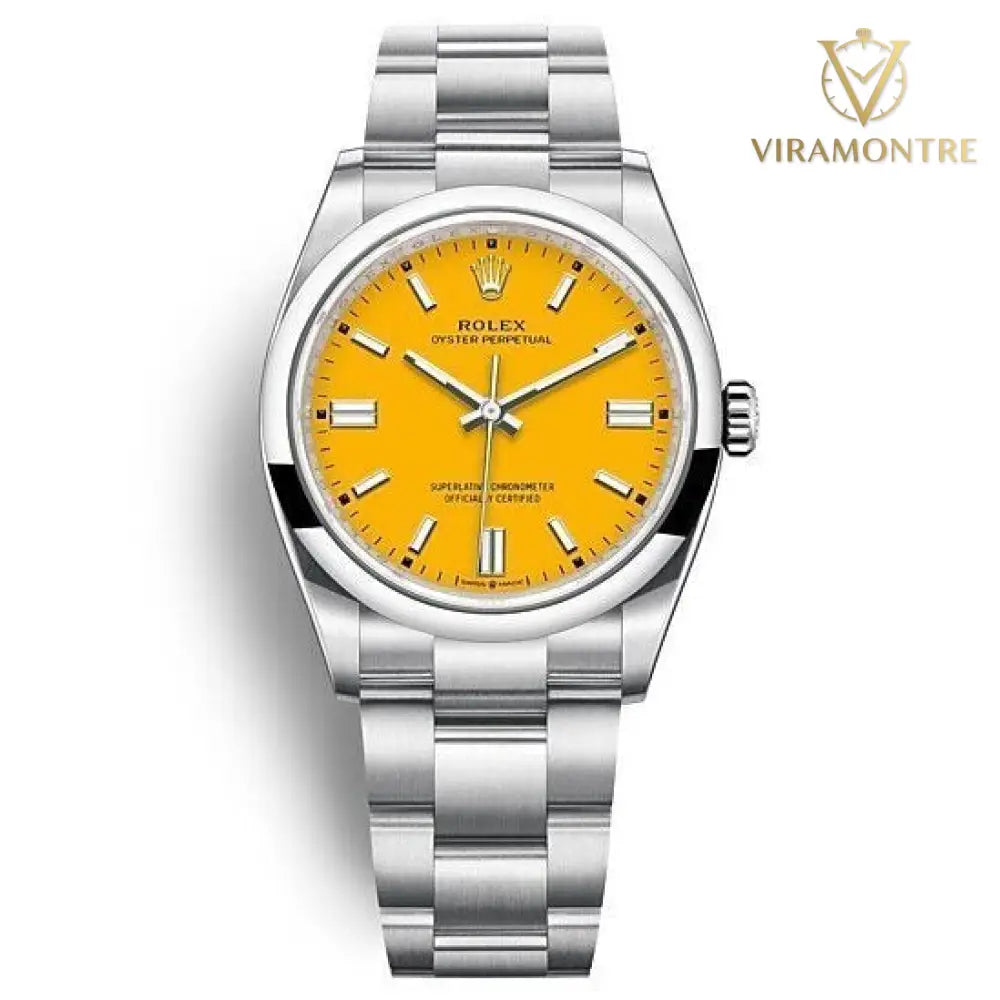 oyster perpetual jaune 36mm