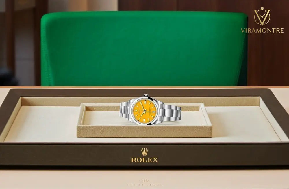oyster perpetual jaune 36mm