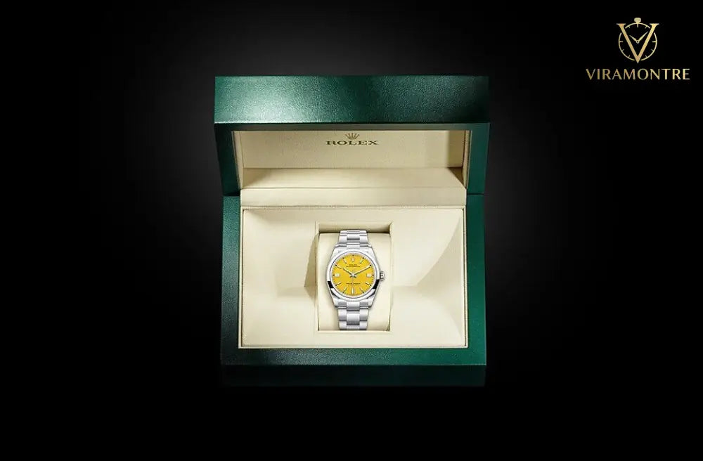 oyster perpetual jaune 36mm