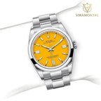 oyster perpetual jaune 36mm