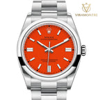 oyster perpetual orange 36mm