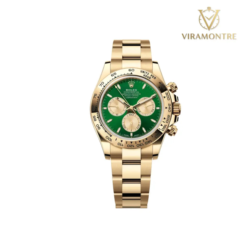 Rolex Cosmograph Daytona Yellow Gold Green Dial