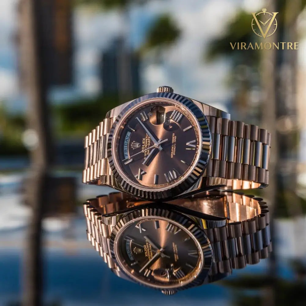 Rolex Day-Date Day-Date 40mm Chocolate Dial 228235
