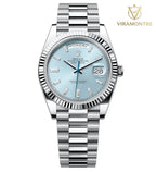 Rolex DAY DATE PLATINUM ICE BLUE