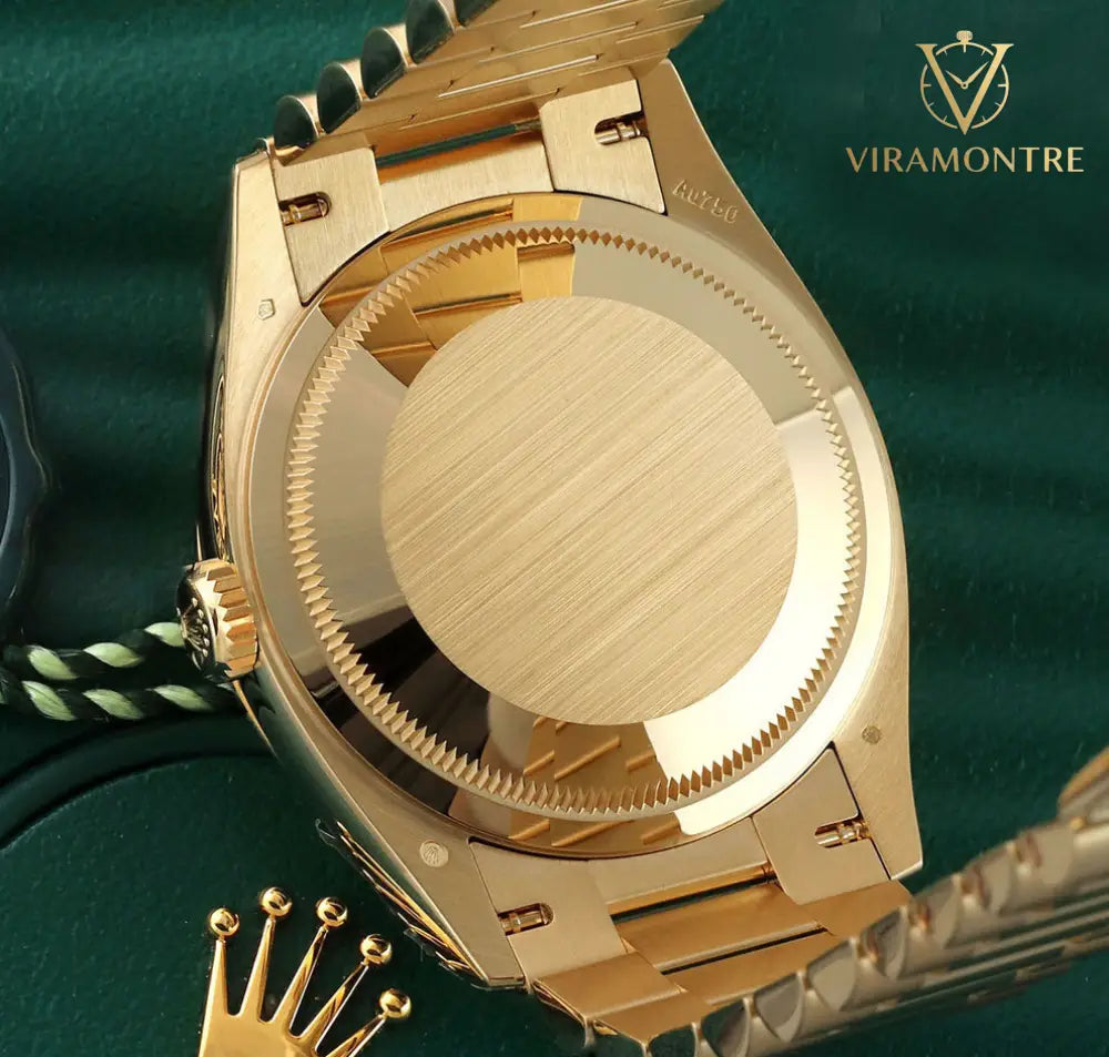 Rolex Day Date Yellow Gold 128238 Green