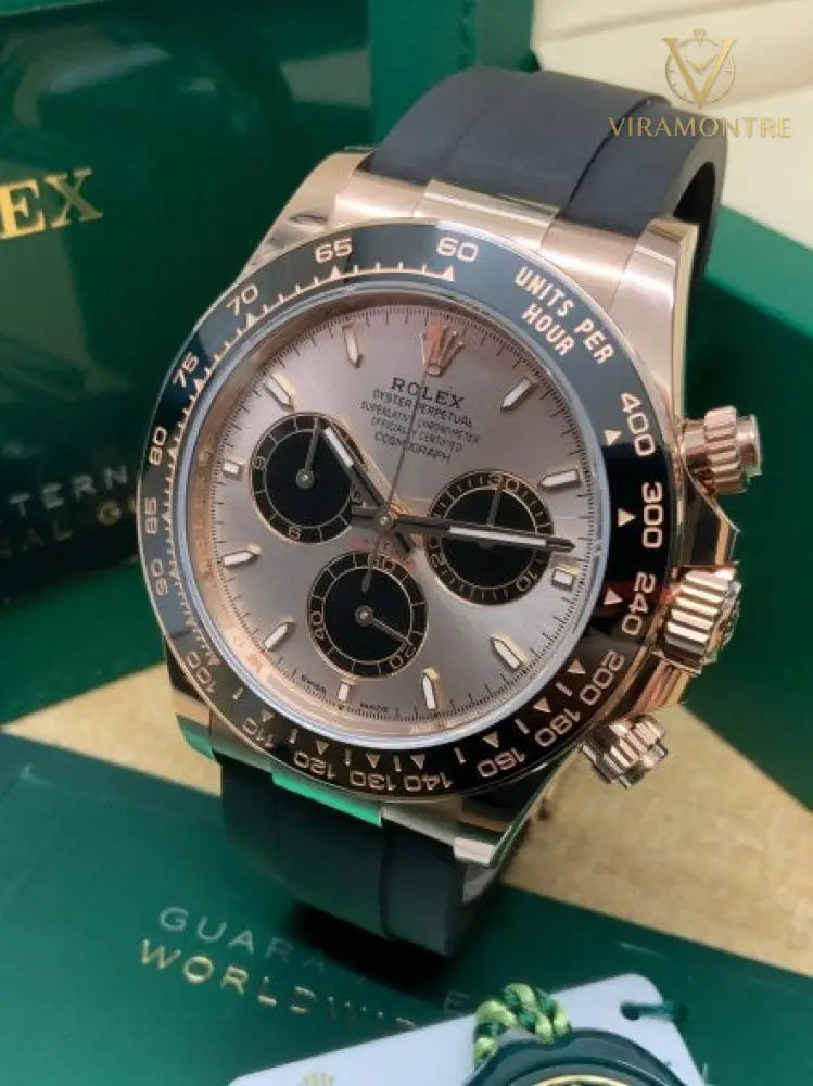 Rolex Daytona Sundust Black Oysterflex