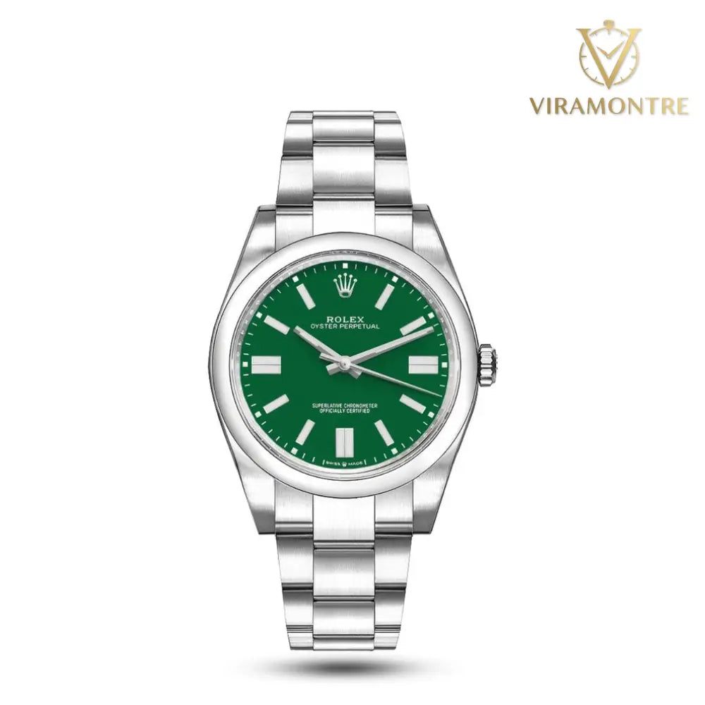 Rolex oyster perpetual vert