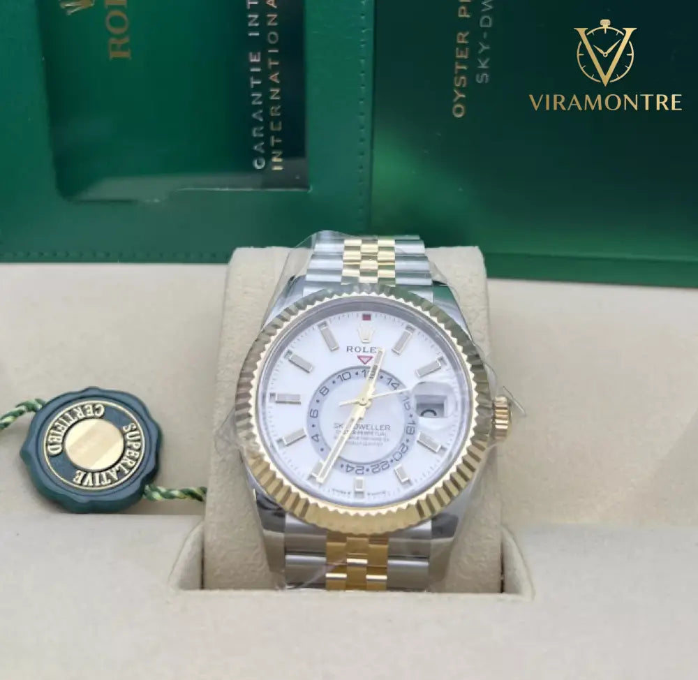 Rolex Sky-Dweller Gold White Jubilee