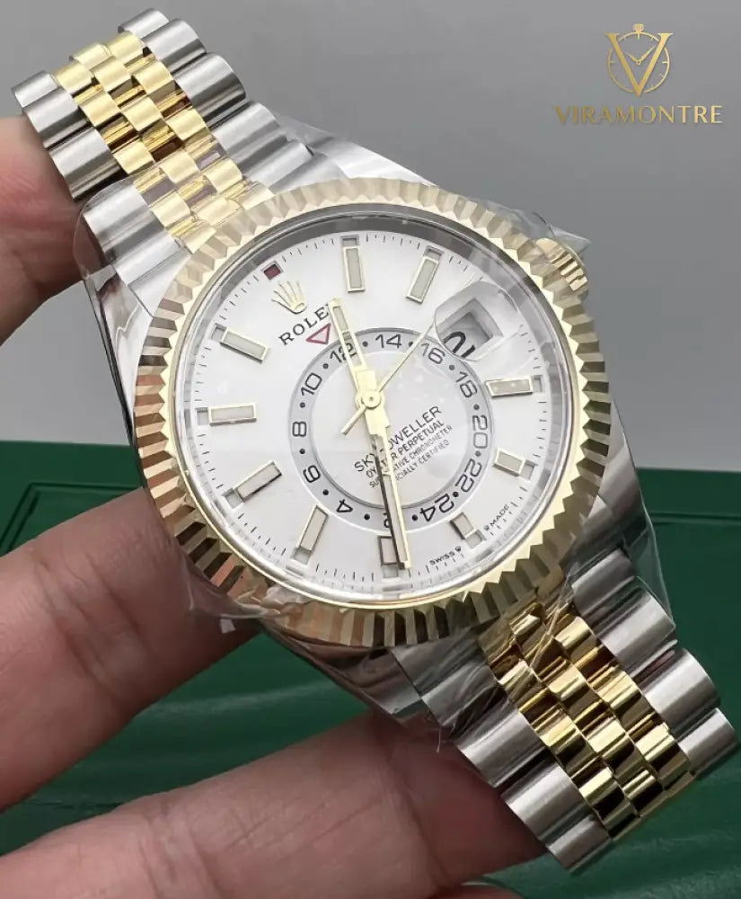 Rolex Sky-Dweller Gold White Jubilee