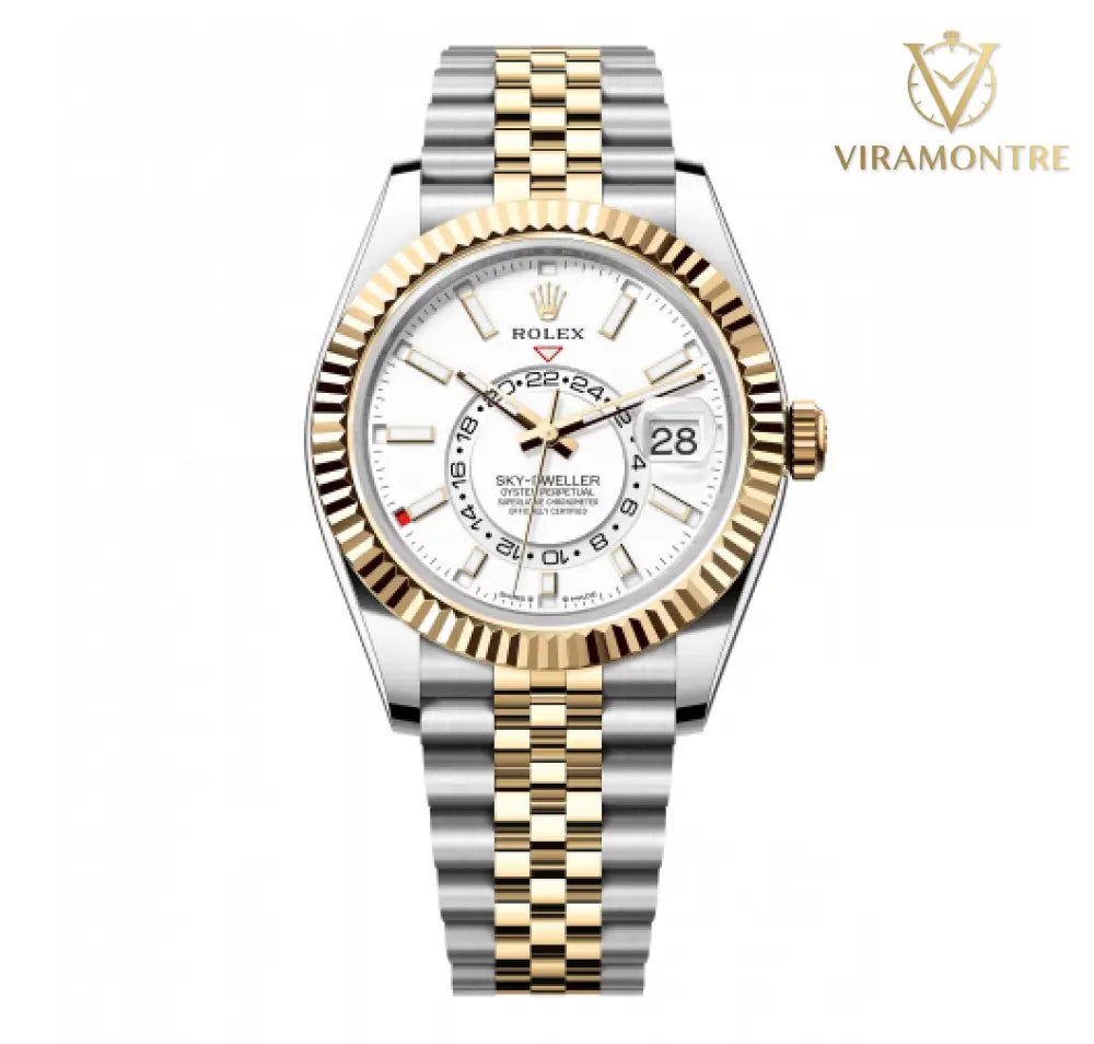 Rolex Sky-Dweller Gold White Jubilee