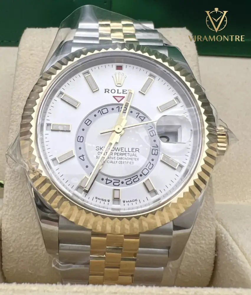 Rolex Sky-Dweller Gold White Jubilee
