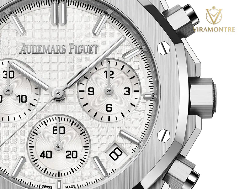 ROYAL OAK CHRONOGRAPHE-GRIS/BLANC