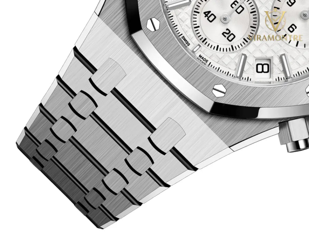ROYAL OAK CHRONOGRAPHE-GRIS/BLANC