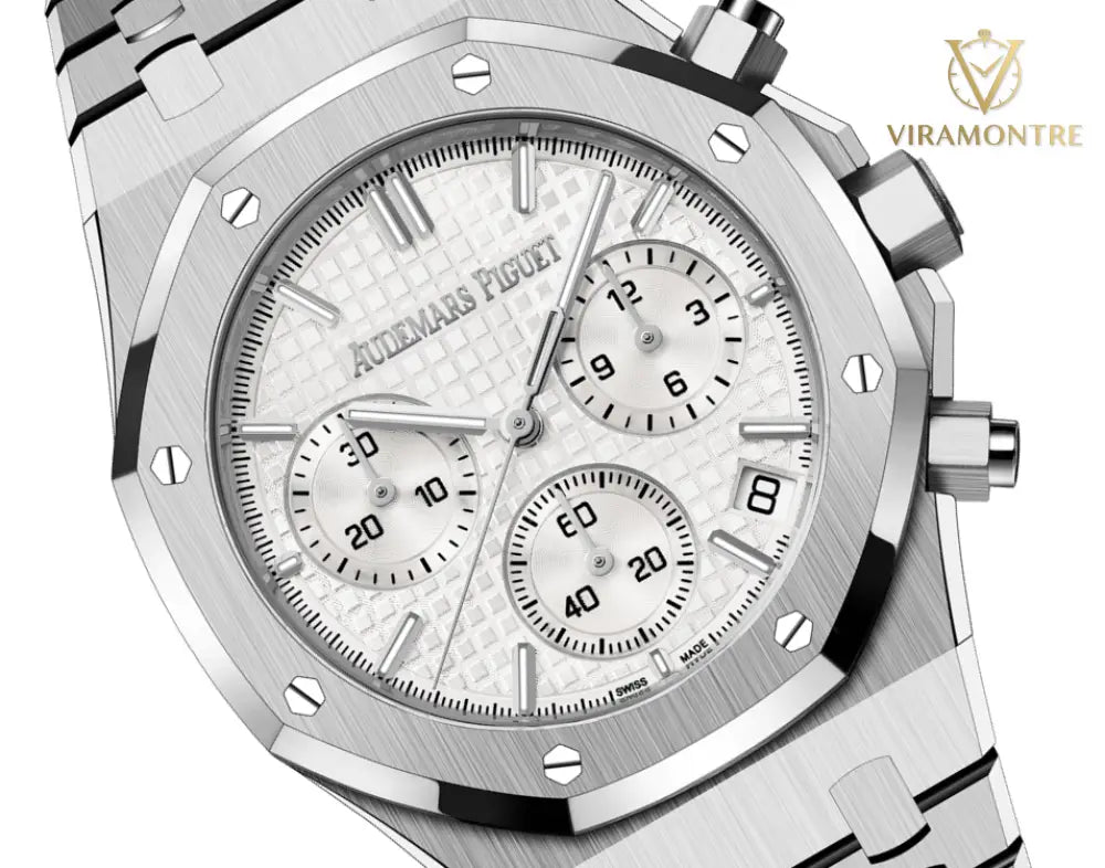 ROYAL OAK CHRONOGRAPHE-GRIS/BLANC