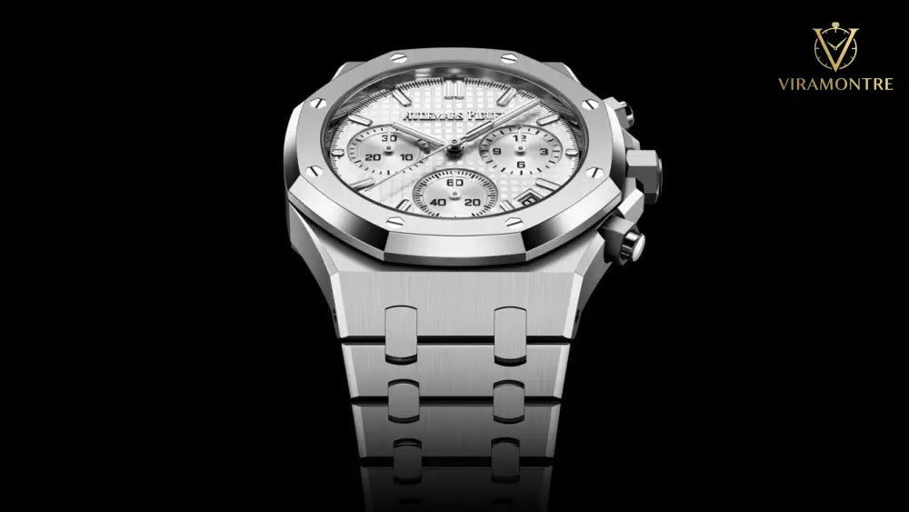 ROYAL OAK CHRONOGRAPHE-GRIS/BLANC