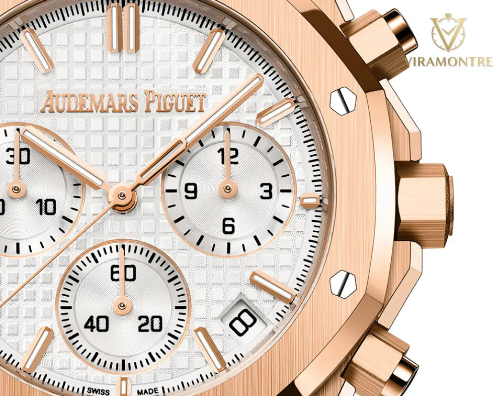 ROYAL OAK CHRONOGRAPHE-ROSE/BLANC