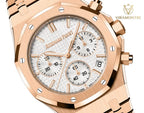 ROYAL OAK CHRONOGRAPHE-ROSE/BLANC