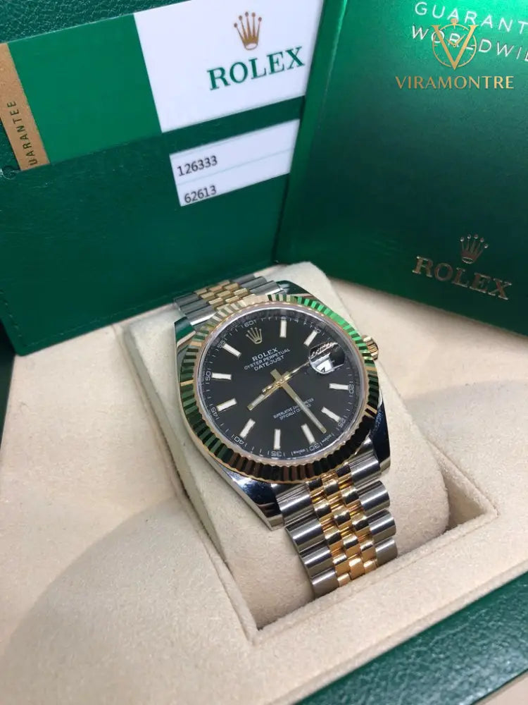 RX Datejust 126333-0014 Fond Noir Jubilée 41 mm