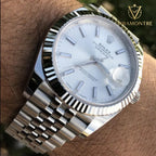 RX Montre Datejust 41 Blanc Jubilé Pour Homme