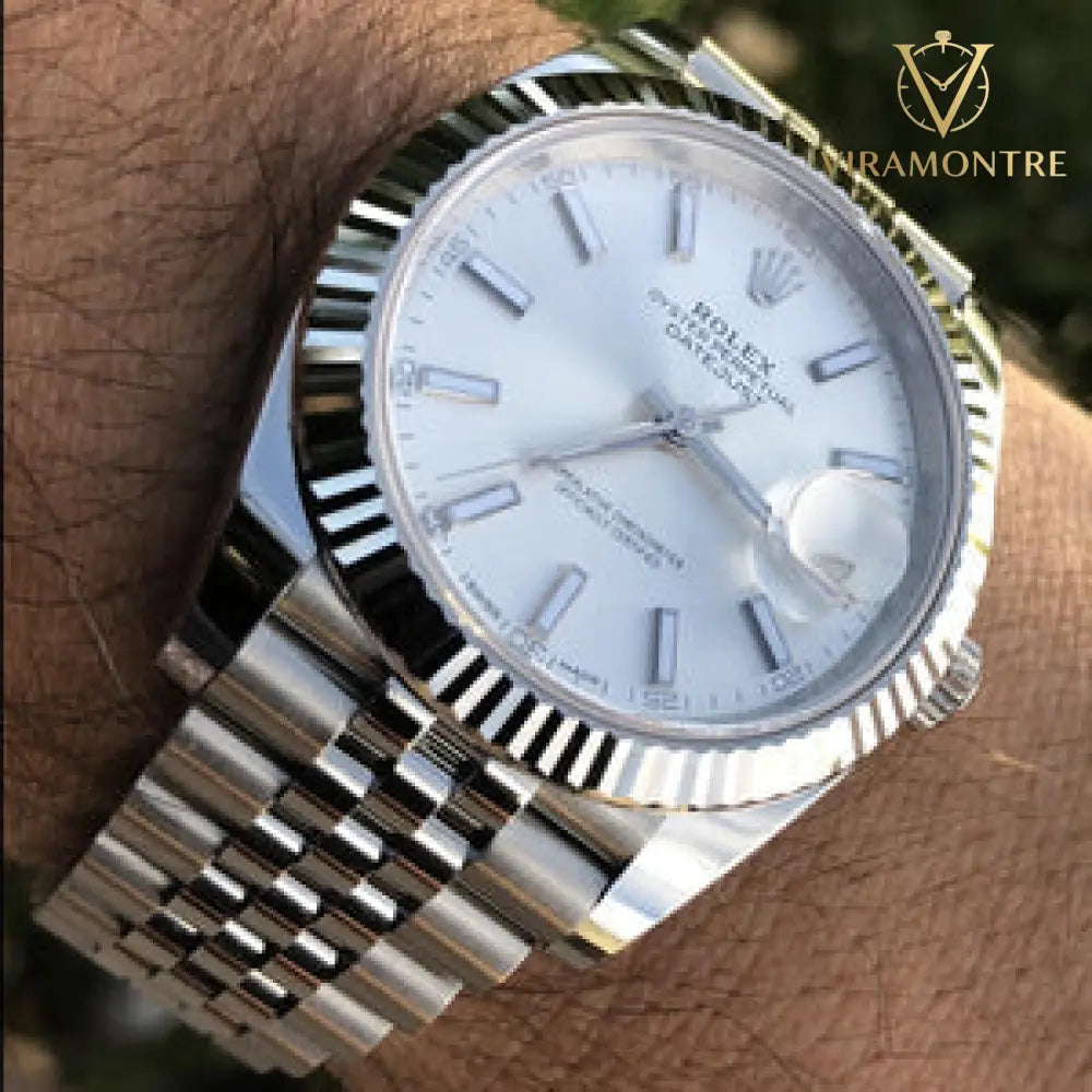 RX Montre Datejust 41 Blanc Jubilé Pour Homme
