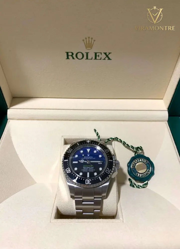 RX Sea Dweller Deepsea Cadran Bleu 126660 Pour Homme